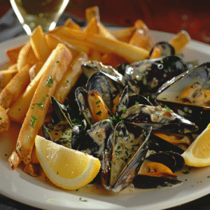 sauce au roquefort pour les moules