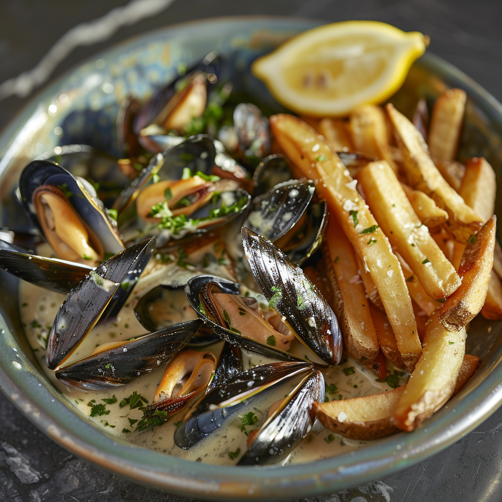 sauce au roquefort pour les moules