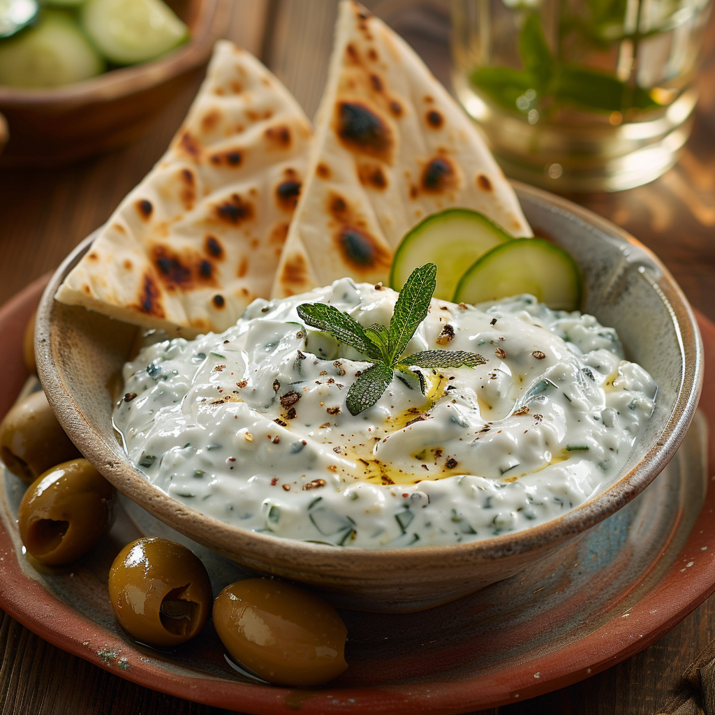 sauce concombre yaourt