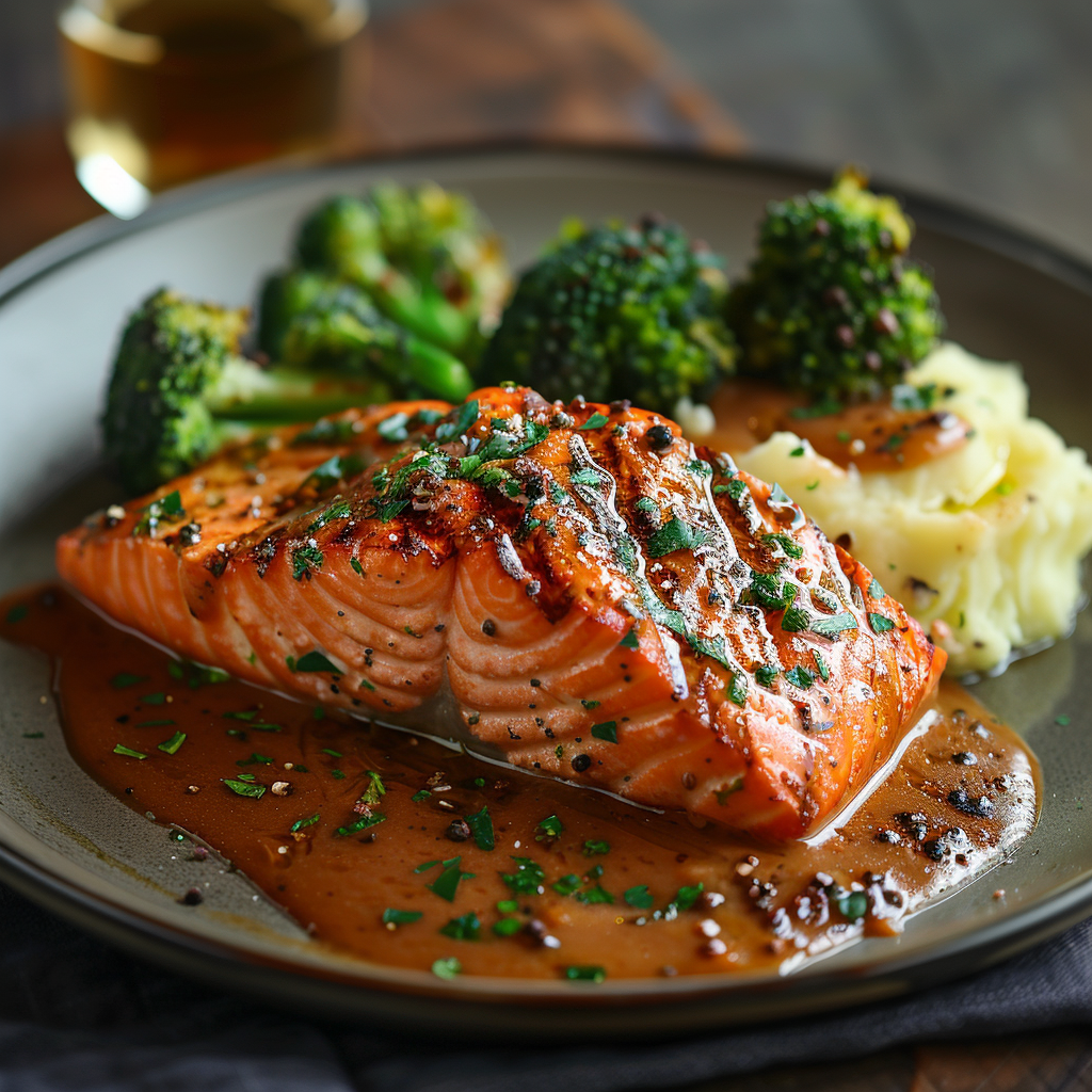 sauce pour le saumon