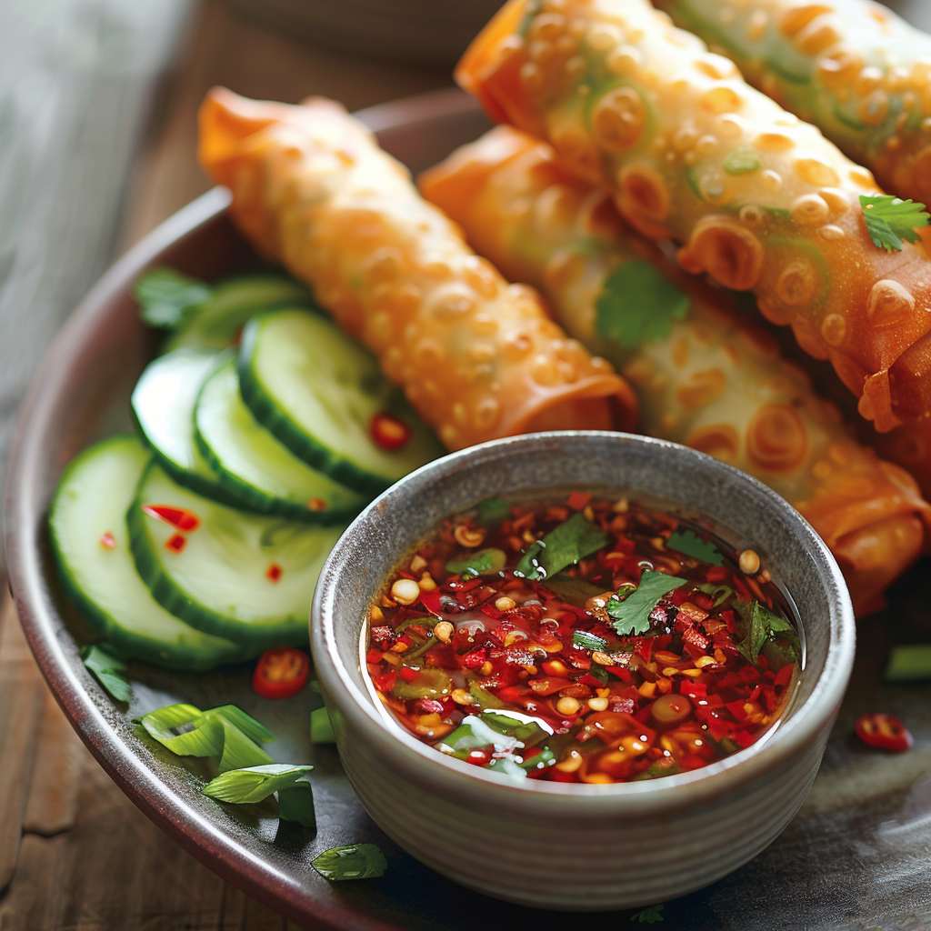 sauce pour rouleau de printemps