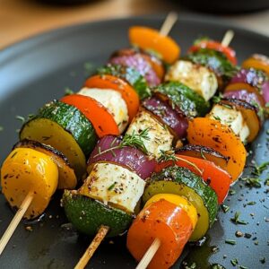 Brochettes Légumes Chèvre