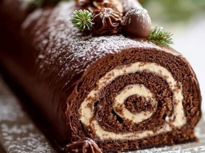 Bûche Chocolat Praliné : Recette Savoureuse et Facile à Réaliser