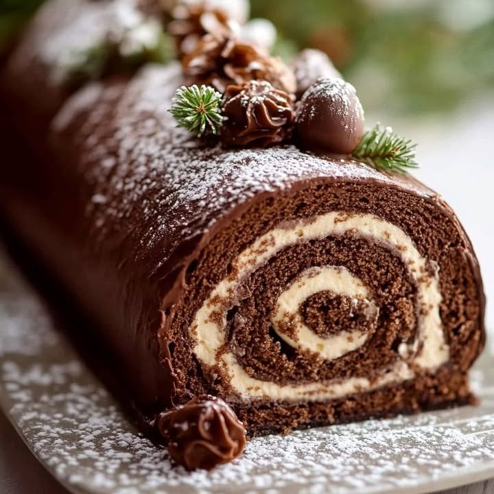 Bûche Chocolat Praliné