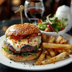Burger à l’italienne à la mozzarella