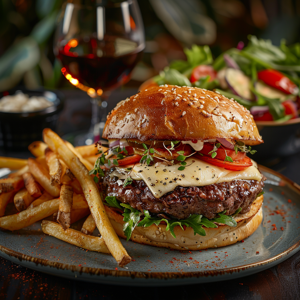 Burger à l’italienne à la mozzarella