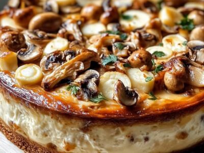 Cake Savoureux Champignons : Recette Facile et Délicieuse