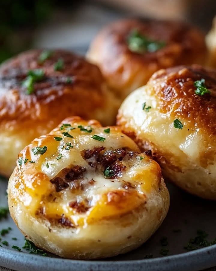 Cheeseburgers Ail Parmesan