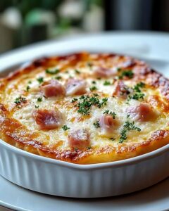 Clafoutis Jambon Parmesan
