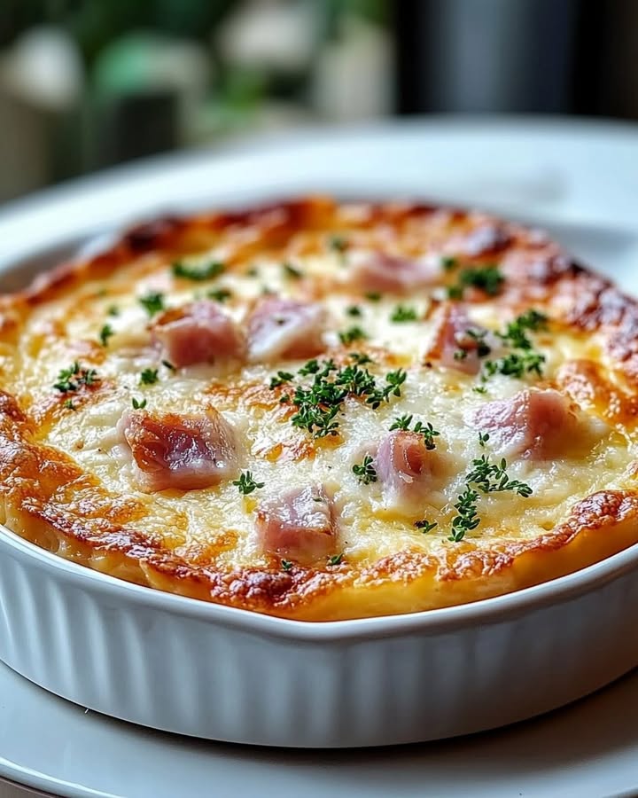Clafoutis Jambon Parmesan