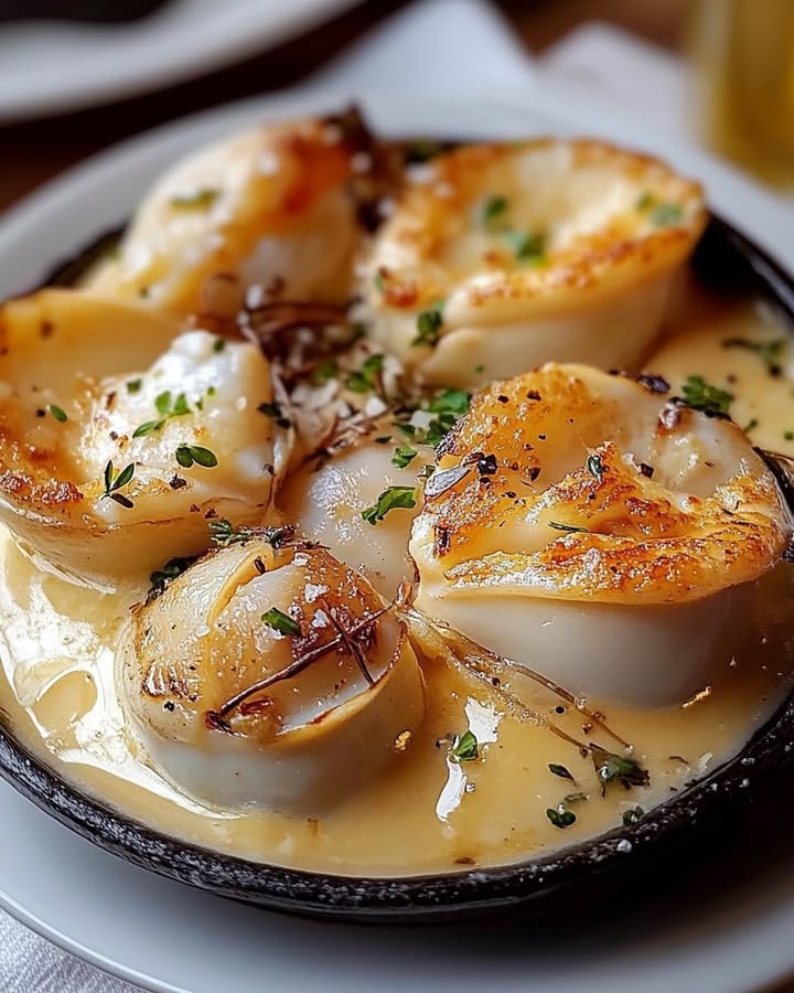Coquilles Poireaux Crémeux