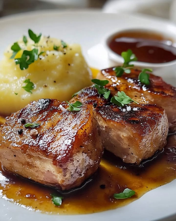 Côtelettes Miel-Ail Onctueuses