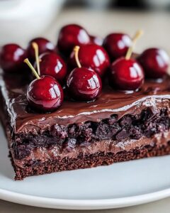 Gâteau Cerise Chocolat