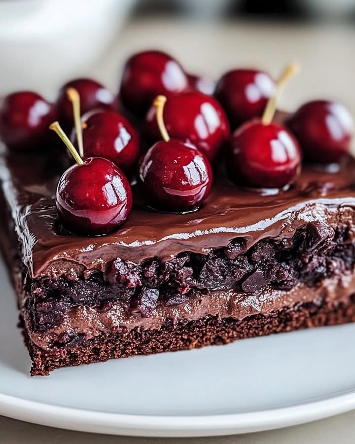 Gâteau Cerise Chocolat