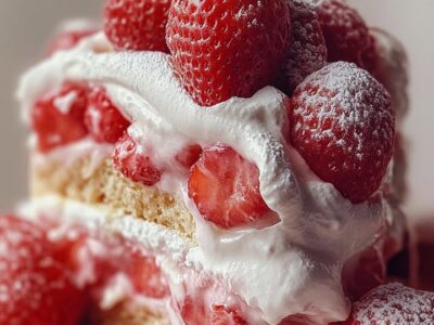 Gâteau Fraises Yaourt Facile et Fondant à l&rsquo;Ancienne