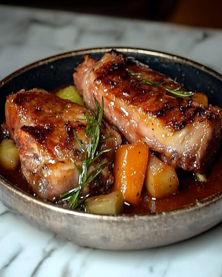 Jarret Porc Moutarde