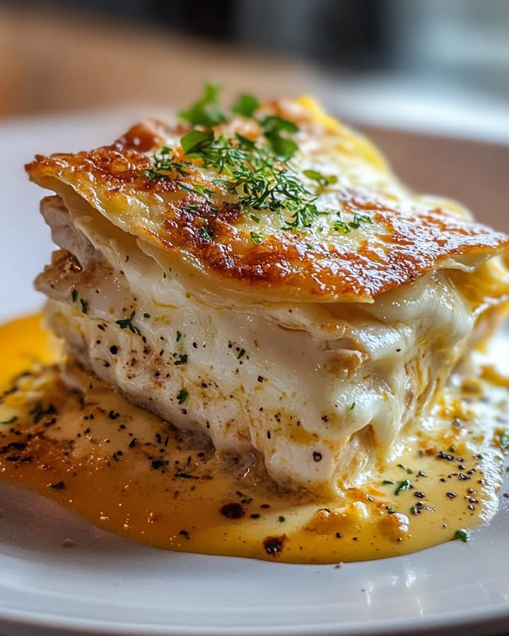 Lasagnes Poulet Crémeuses