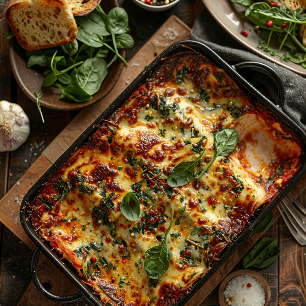 Lasagnes épinards ricotta