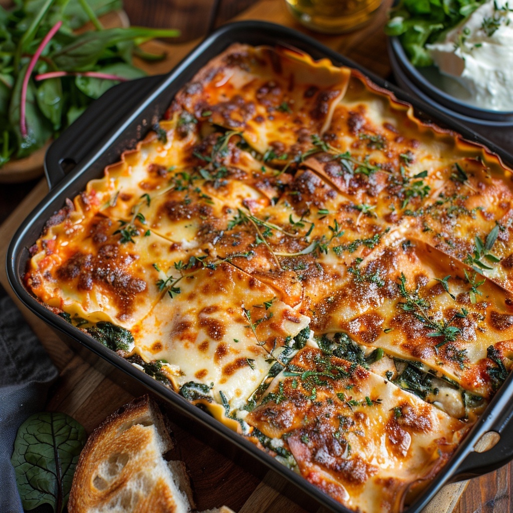 Lasagnes épinards ricotta