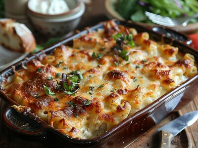 Macaronis gratinés au fromage : la recette facile et savoureuse
