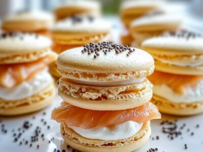 Macarons Saumon Fromage : Recette Facile