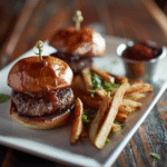 Mini burgers apéritifs maison