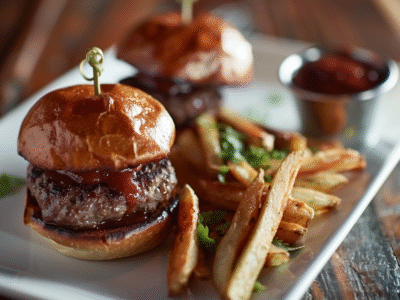 Mini burgers apéritifs maison : Recette facile et savoureuse