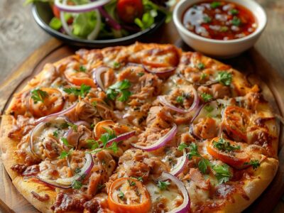Pizza au thon et oignons : une recette facile