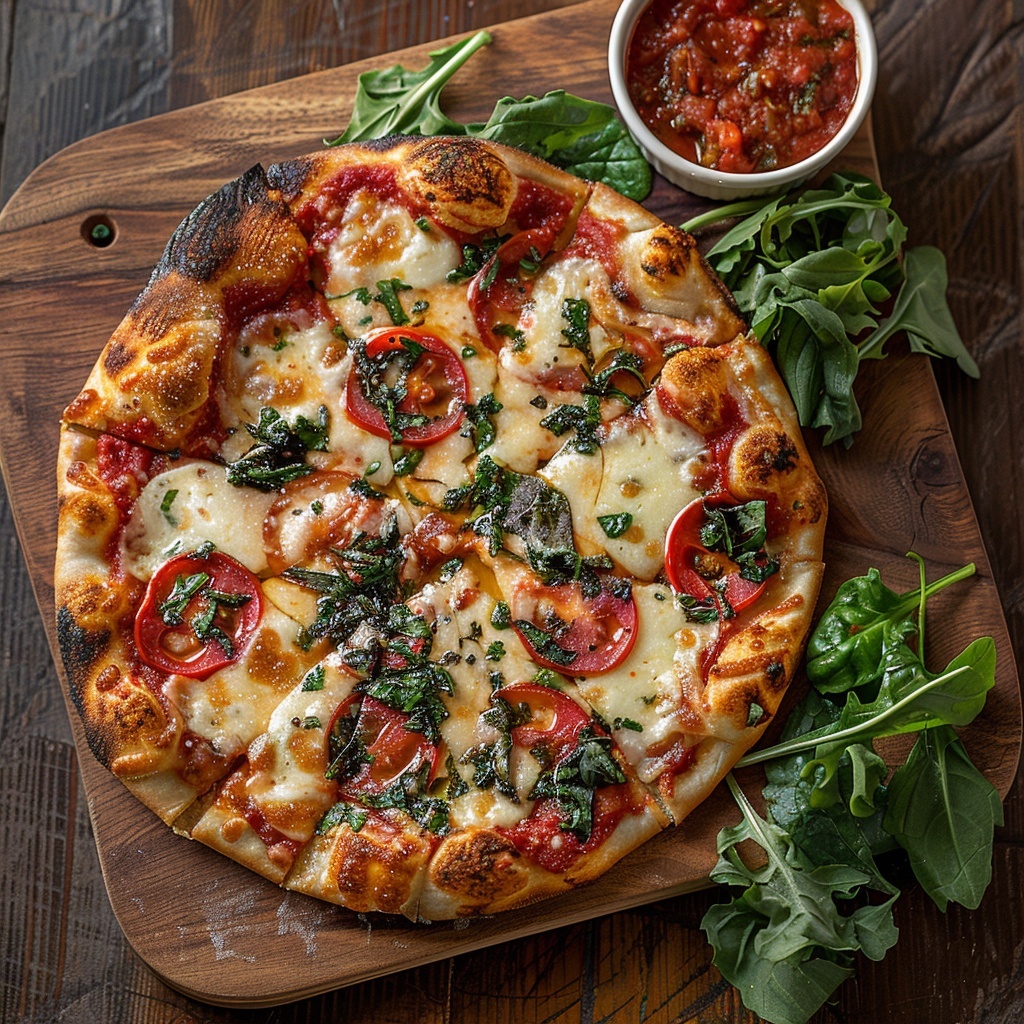 Pizza margherita maison