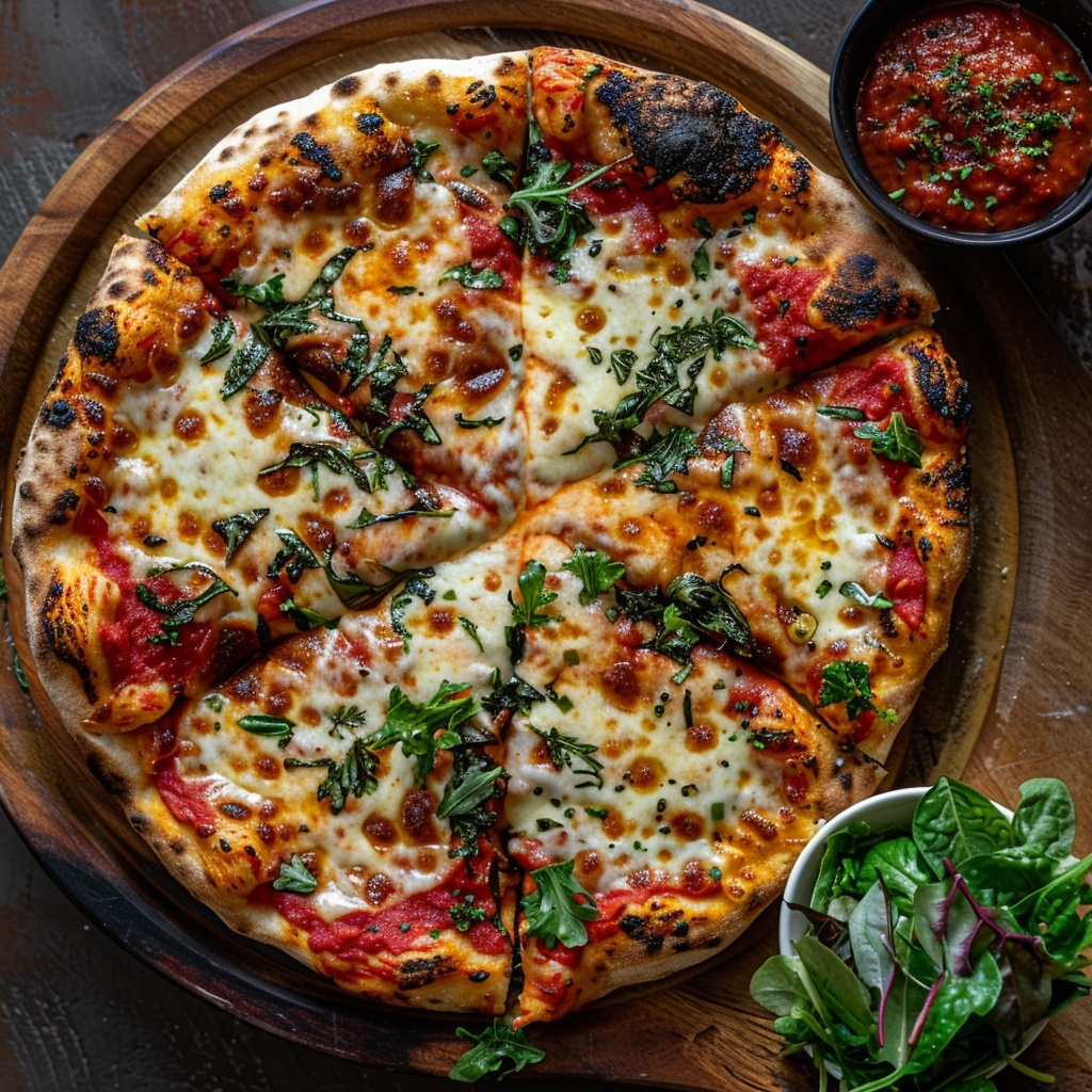 Pizza margherita maison