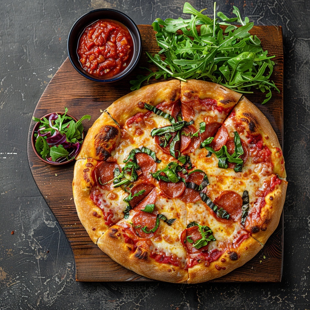 Pizza margherita maison