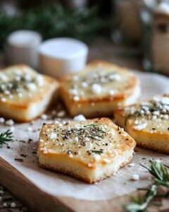 Sablés Parmesan Herbes