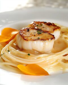 Saint-Jacques Crémeuses Spaghetti