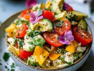 Salade Pâtes Avocat Facile et Rapide