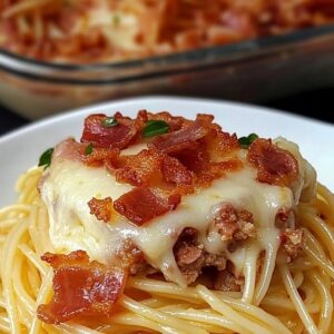 Spaghetti Bœuf Bacon