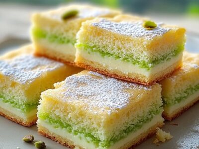 Barres Pistache Délicieuses : Recette Facile