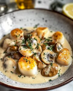 Blanquette Saint-Jacques Champignons