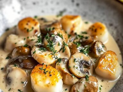 Blanquette Saint-Jacques Champignons : Recette Rapide