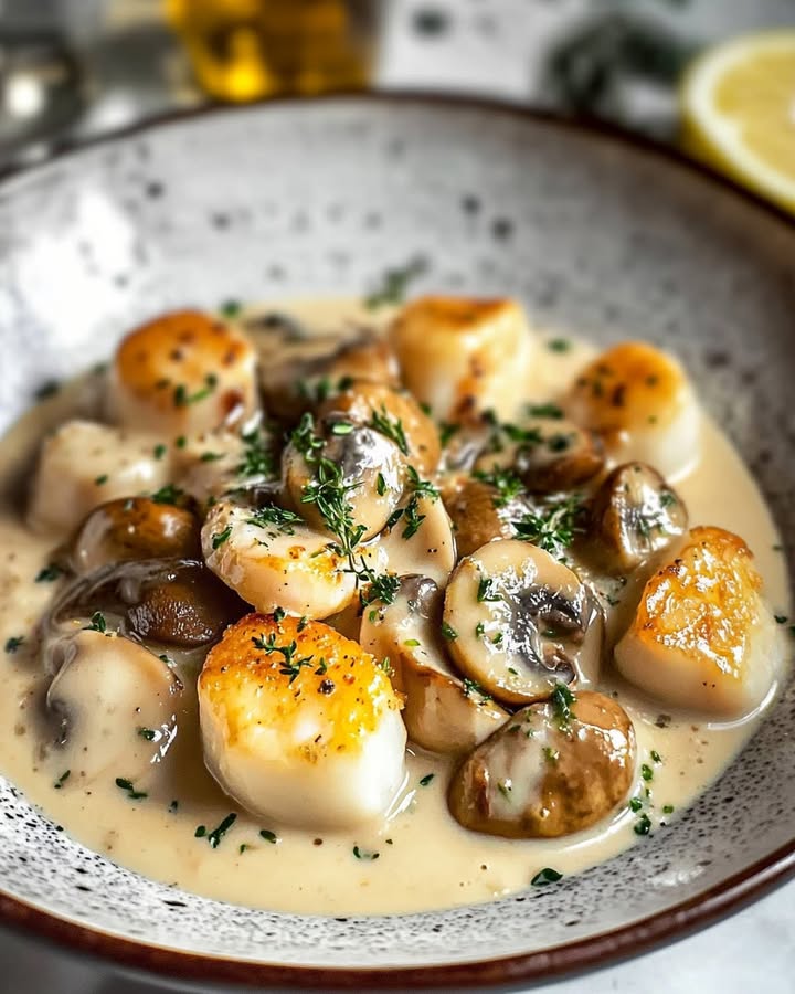 Blanquette Saint-Jacques Champignons