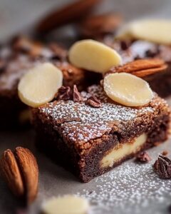 Brownies Amandes Rhum