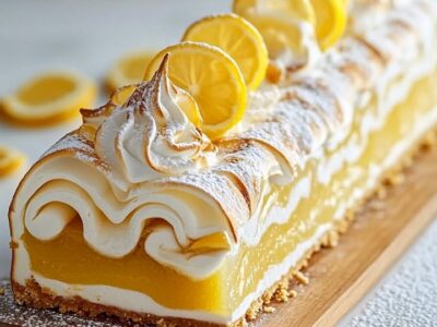 Bûche Citron Meringuée Inratable