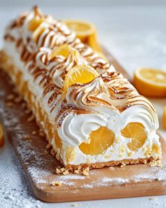 Bûche Citron Meringuée