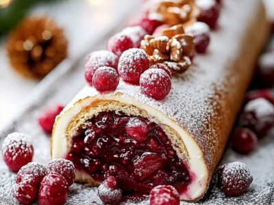 Bûche Framboise Veloutée : Recette Facile et Savoureuse