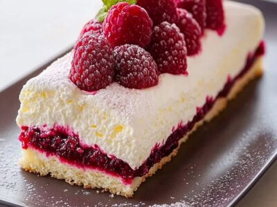 Bûche Mascarpone Framboise Facile et Savoureuse