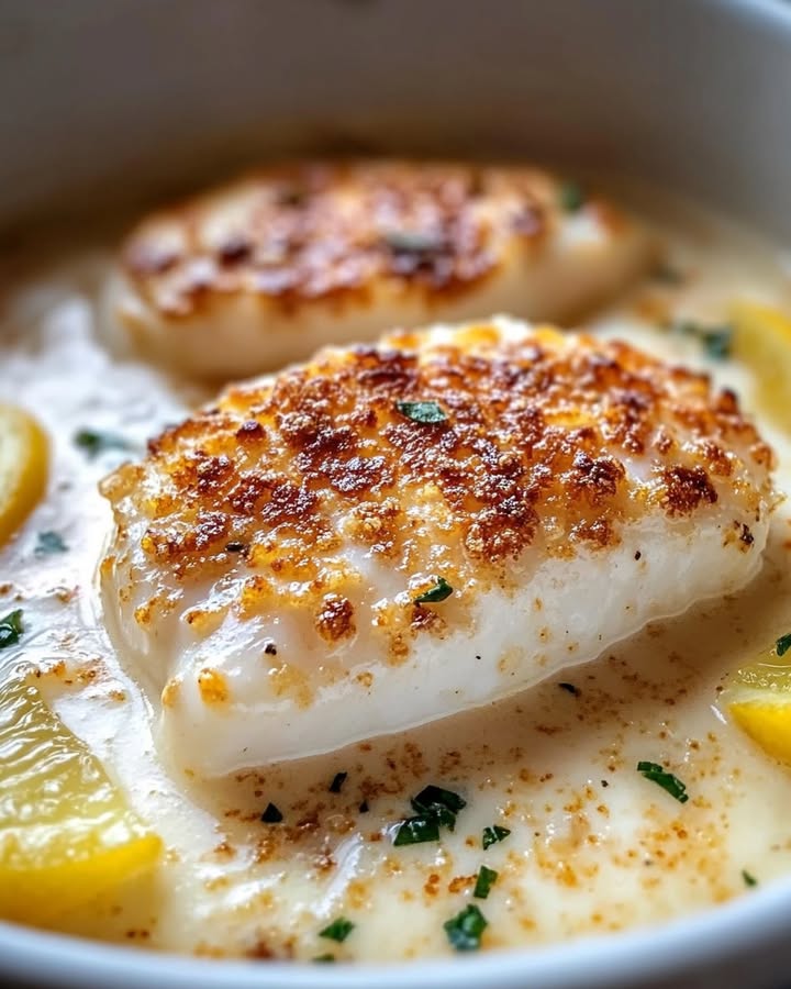 Cabillaud Parmesan Citron