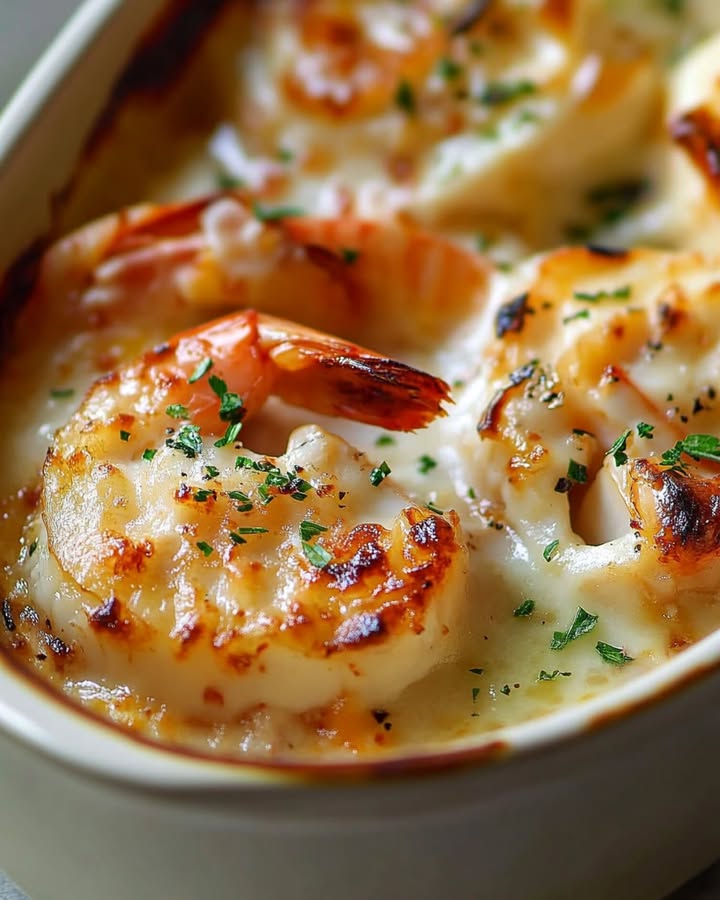 Cassolettes Saint-Jacques Crevettes