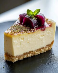 Cheesecake Combava Rhubarbe