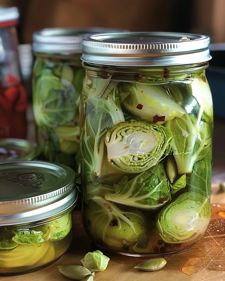 Choux de Bruxelles Marinés