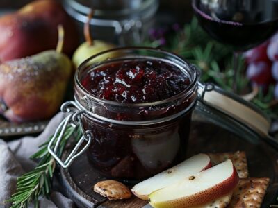 Recette de Confiture de Poires au Vin Rouge : Une Délicieuse Douceur