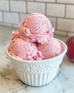 Crème Glacée Pêche Maison